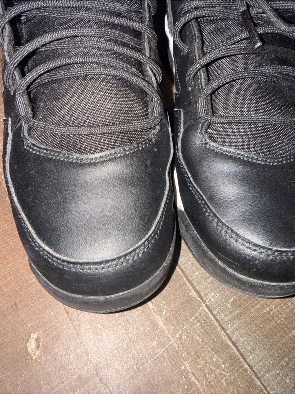 Jordan Black and White Retro Basketball Sneakers